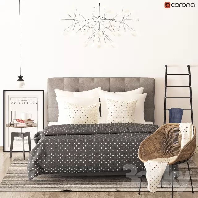 3DSKYMODEL – Bed – 2515