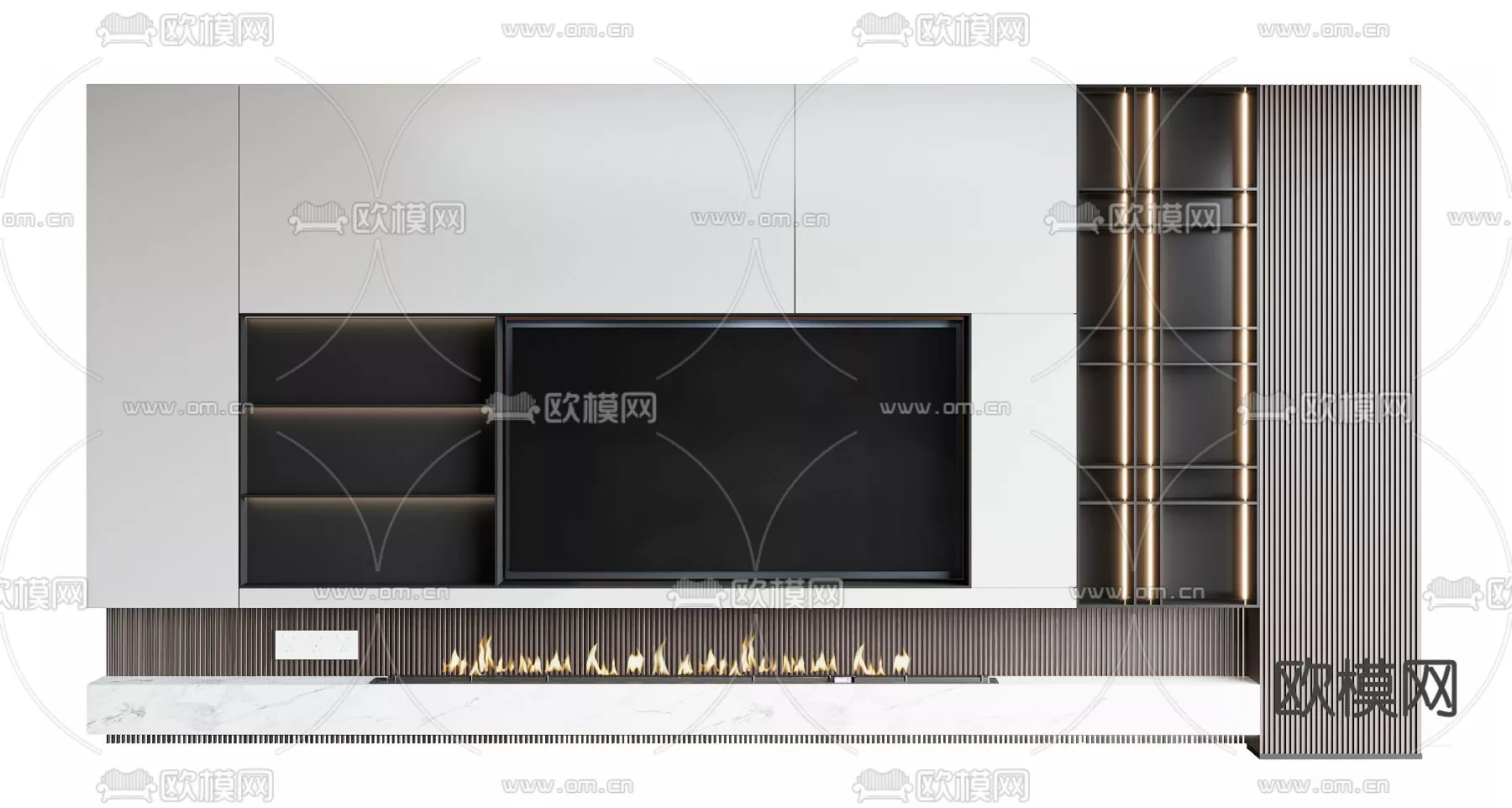 TV SHELF – 3D MODELS – DOWNLOAD – 039 – PRO