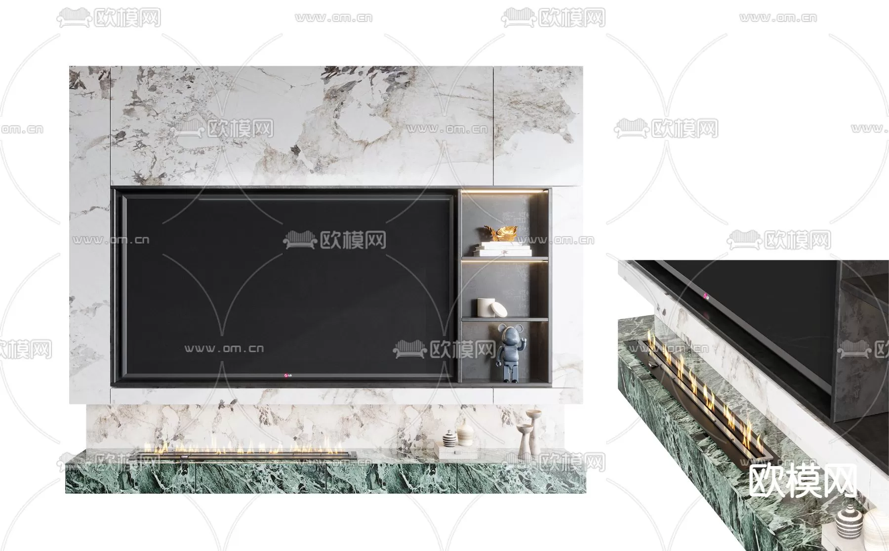 TV SHELF – 3D MODELS – DOWNLOAD – 056 – PRO