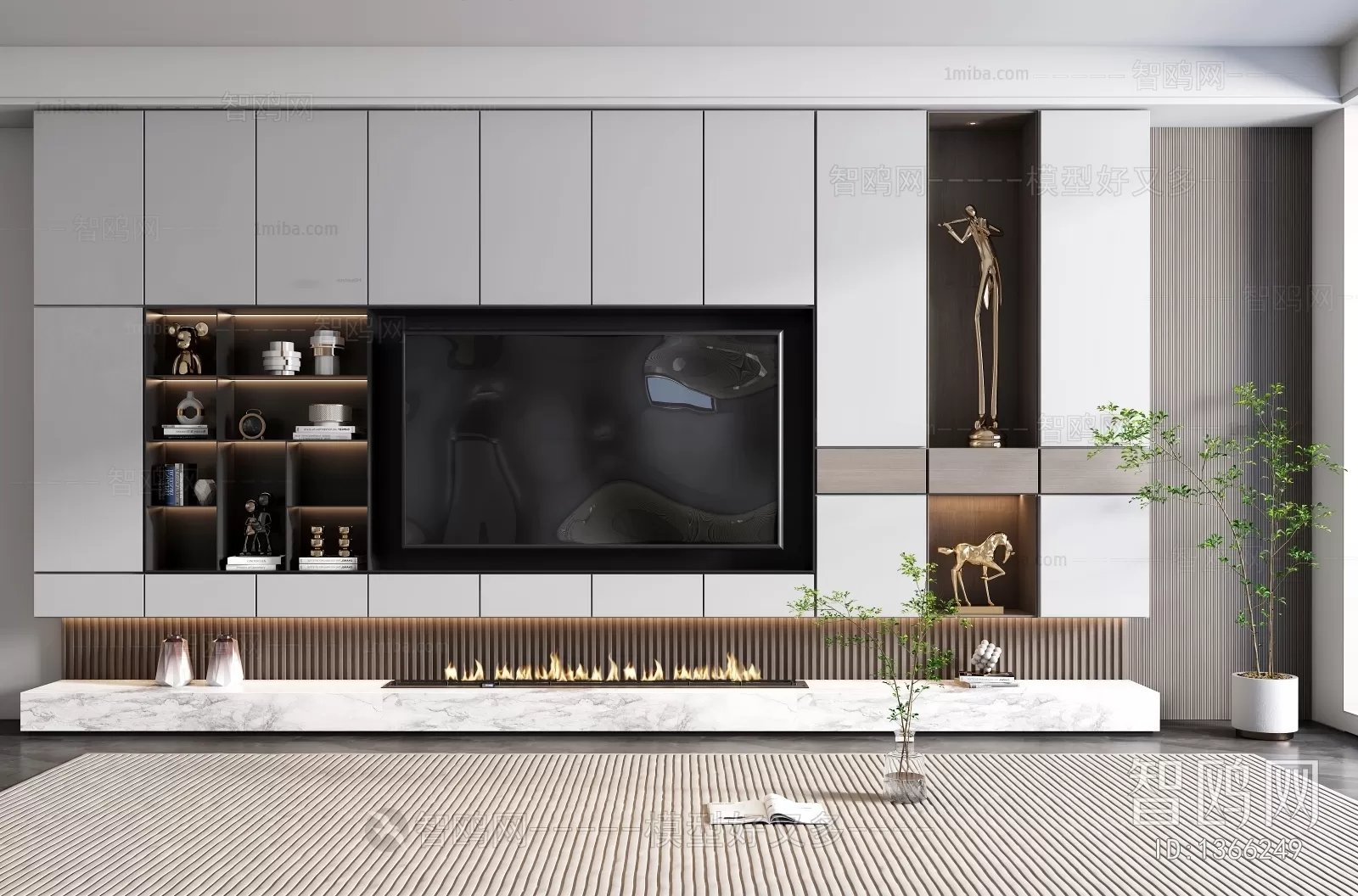 TV SHELF – 3D MODELS – DOWNLOAD – 078 – PRO