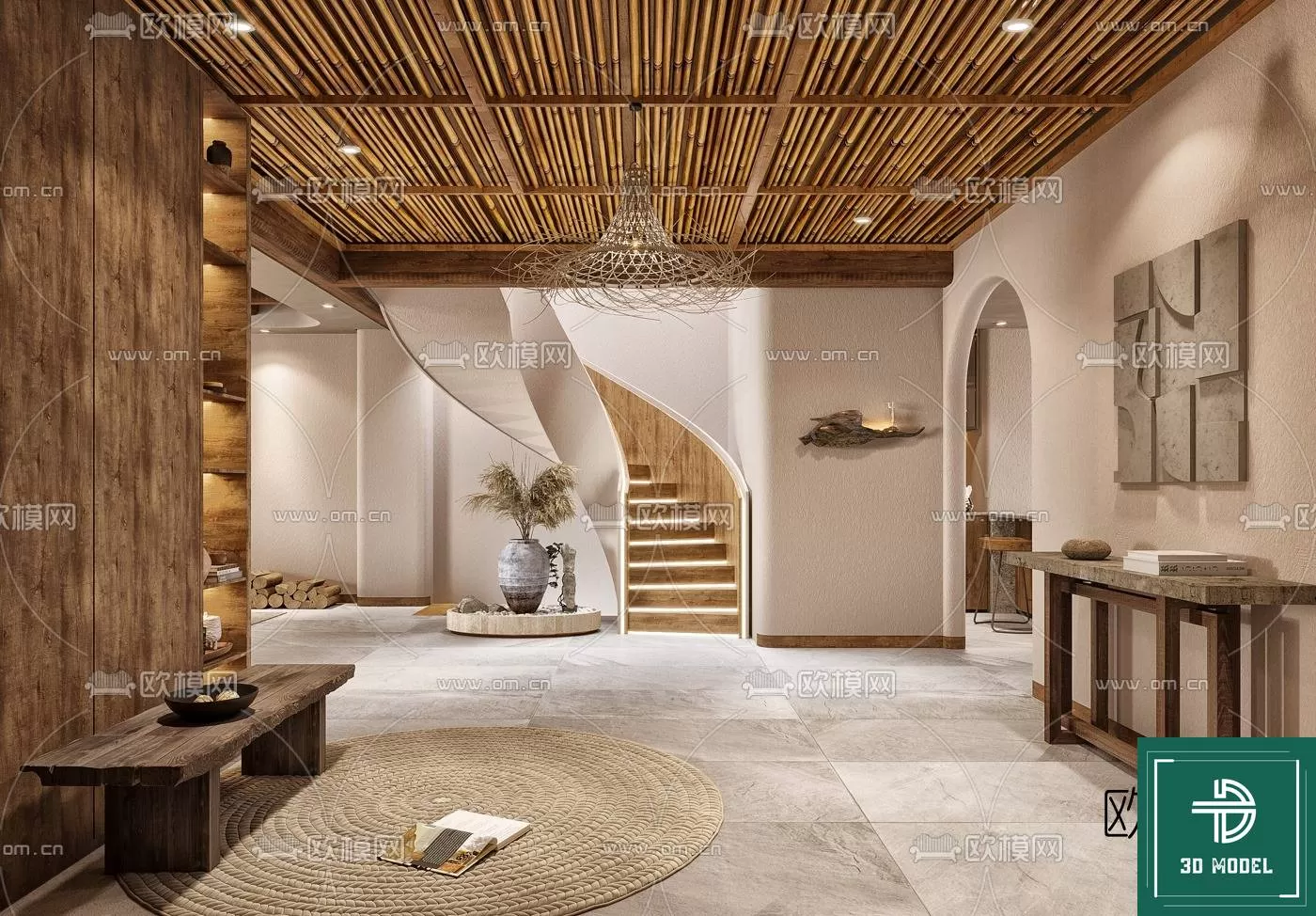 LIVING ROOM 3D SCENES – BLOCKS – 017 – PRO