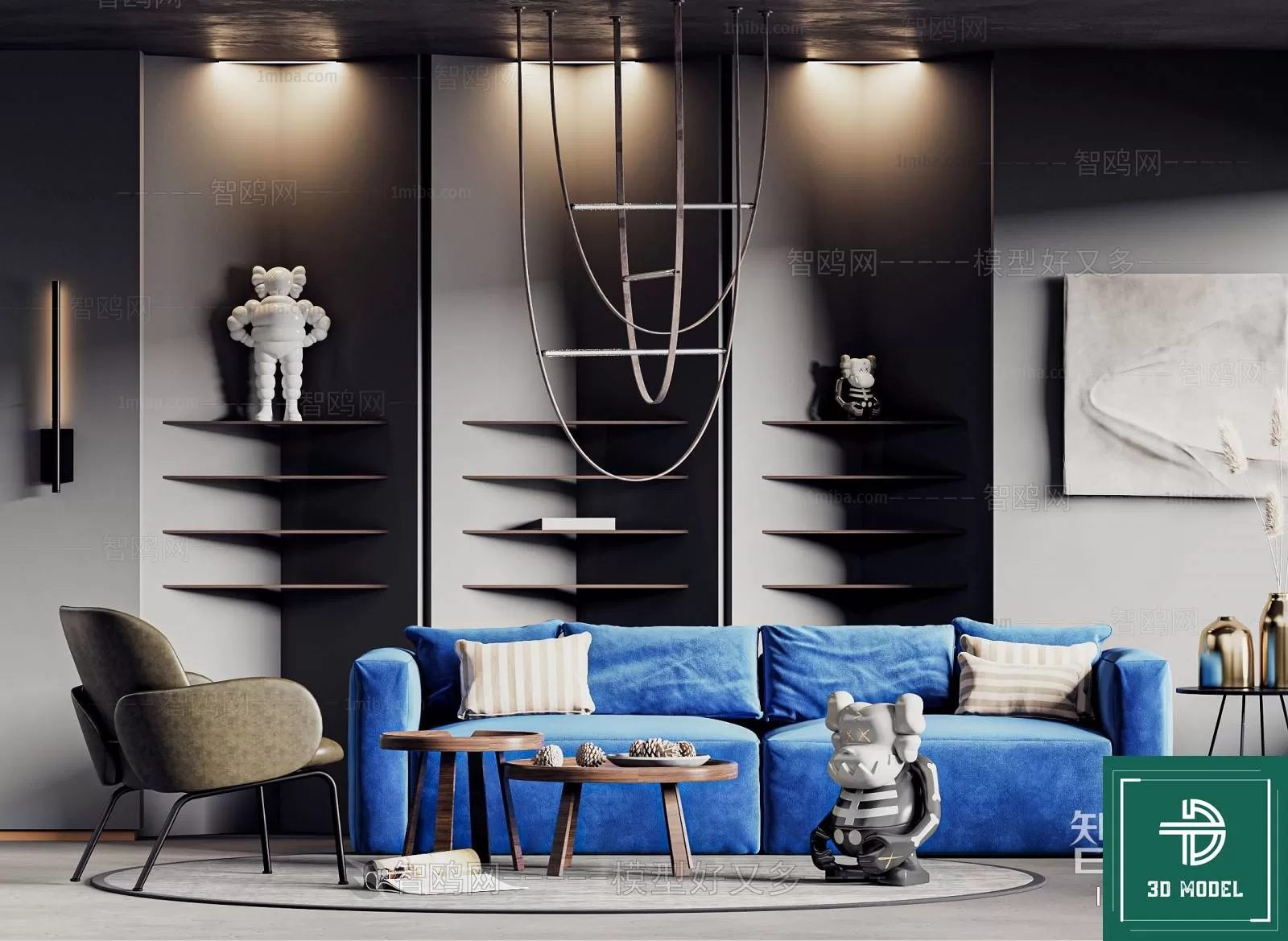 LIVING ROOM 3D SCENES – BLOCKS – 063 – PRO LIVING ROOM 3D SCENES – BLOCKS – 063 – PRO