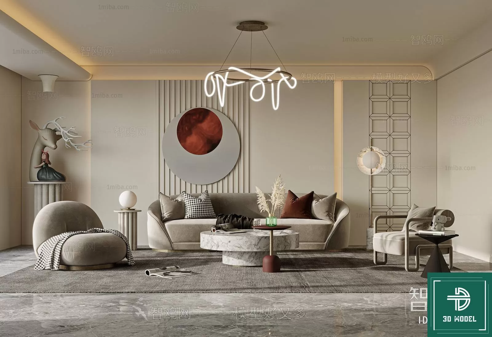 LIVING ROOM 3D SCENES – BLOCKS – 066 – PRO LIVING ROOM 3D SCENES – BLOCKS – 066 – PRO