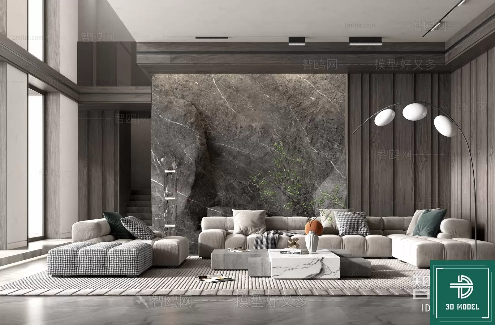 LIVING ROOM 3D SCENES – BLOCKS – 076 – PRO LIVING ROOM 3D SCENES – BLOCKS – 076 – PRO