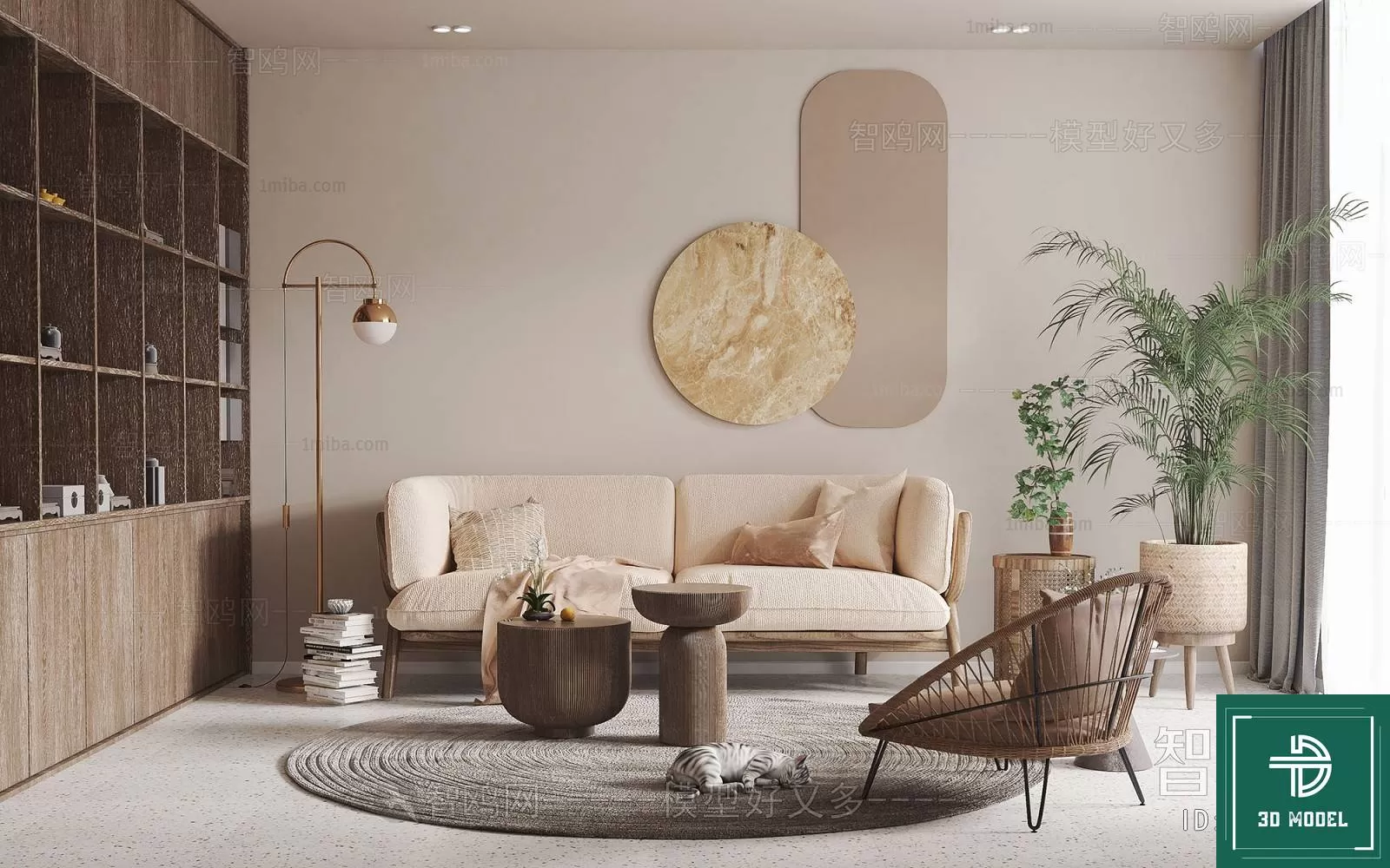 LIVING ROOM 3D SCENES – BLOCKS – 082 – PRO LIVING ROOM 3D SCENES – BLOCKS – 082 – PRO