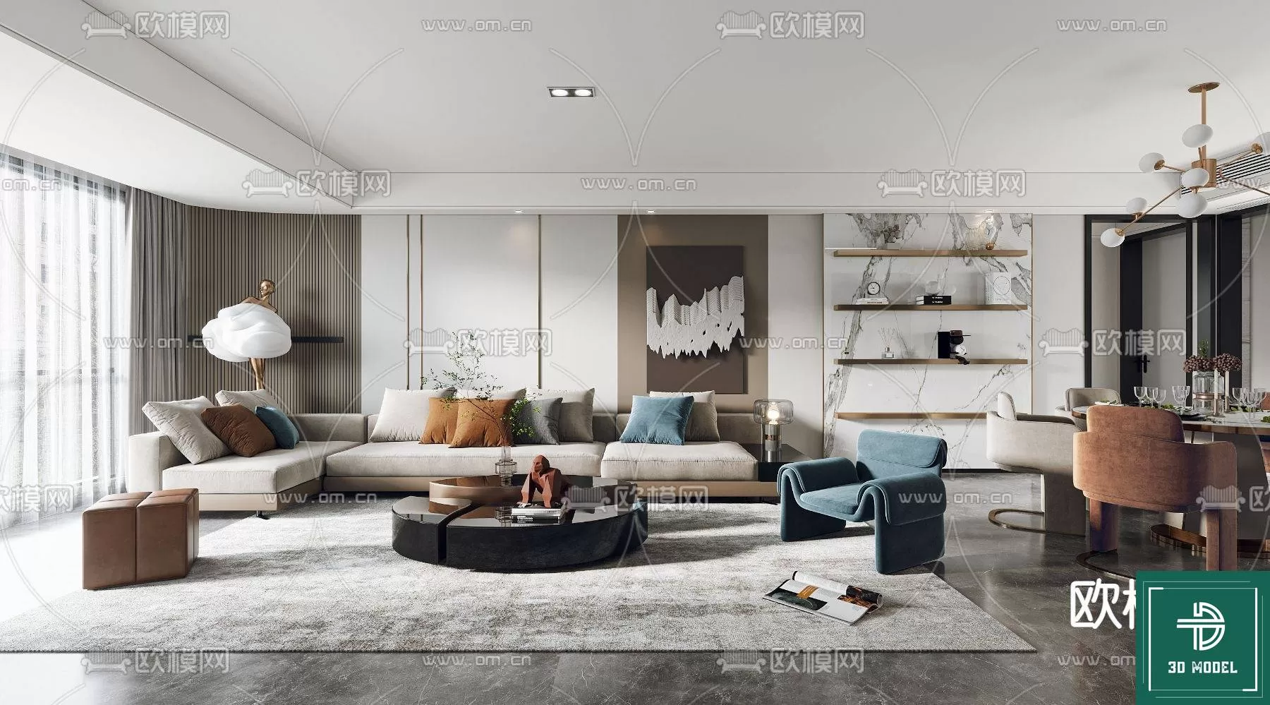 LIVING ROOM 3D SCENES – BLOCKS – 084 – PRO LIVING ROOM 3D SCENES – BLOCKS – 084 – PRO