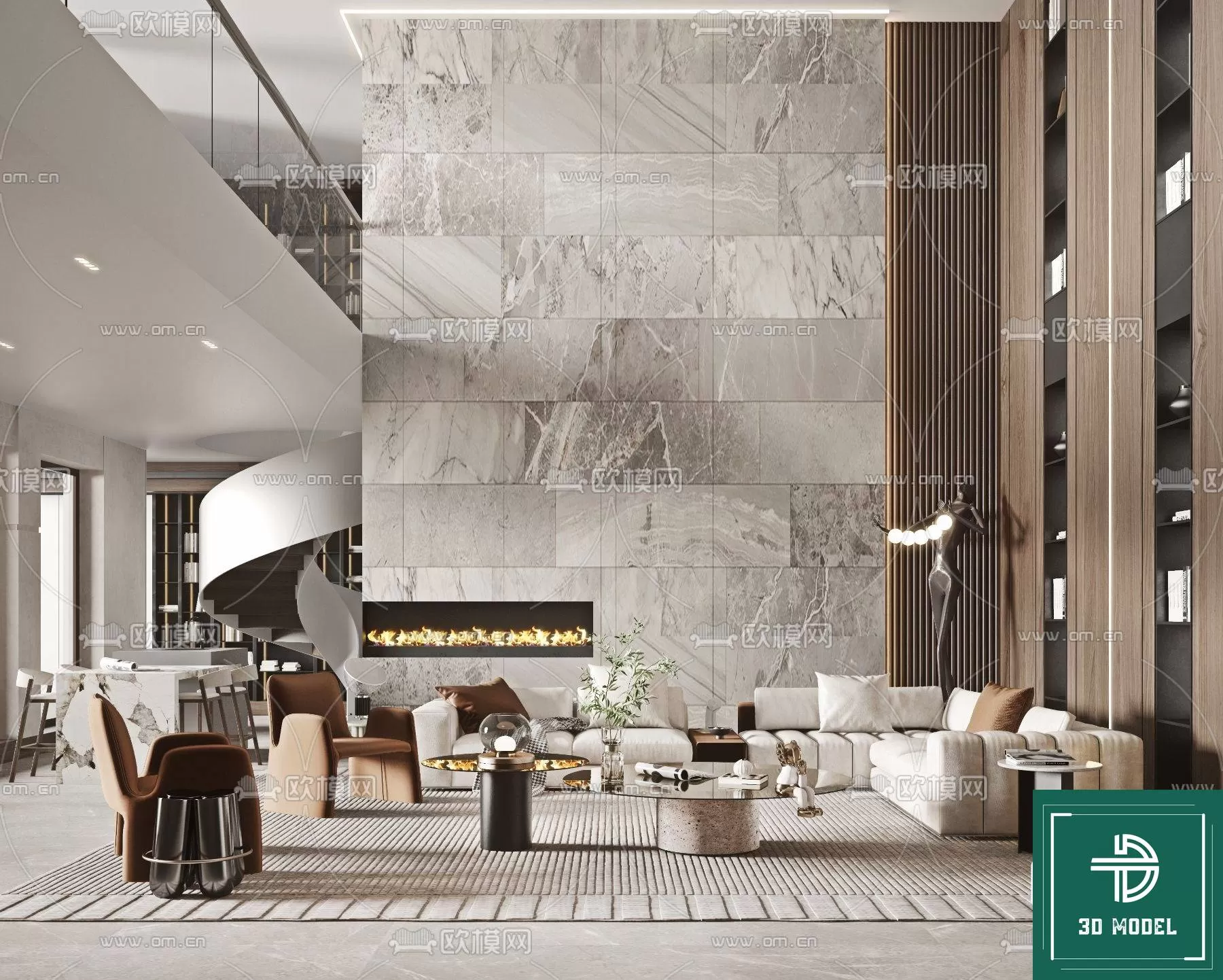 LIVING ROOM 3D SCENES – BLOCKS – 099 – PRO LIVING ROOM 3D SCENES – BLOCKS – 099 – PRO