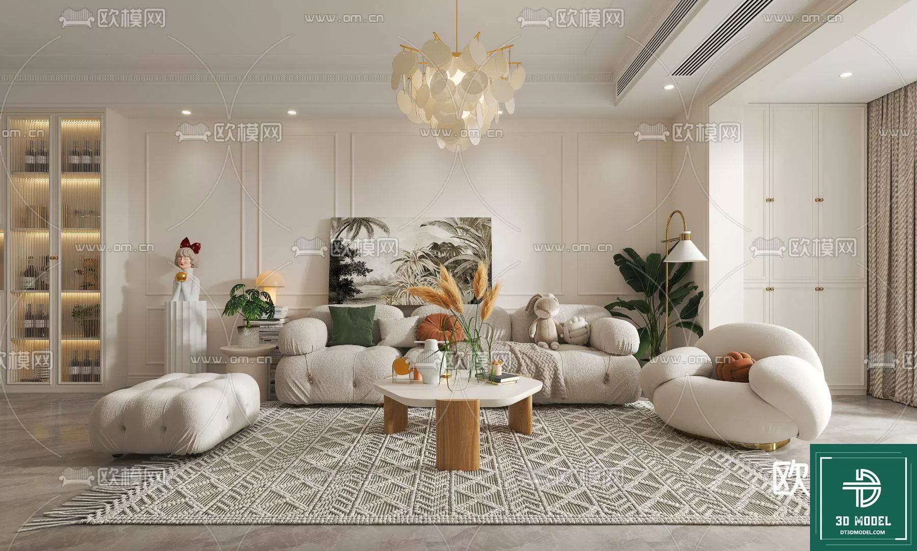 LIVING ROOM 3D SCENES – BLOCKS – 105 – PRO LIVING ROOM 3D SCENES – BLOCKS – 105 – PRO