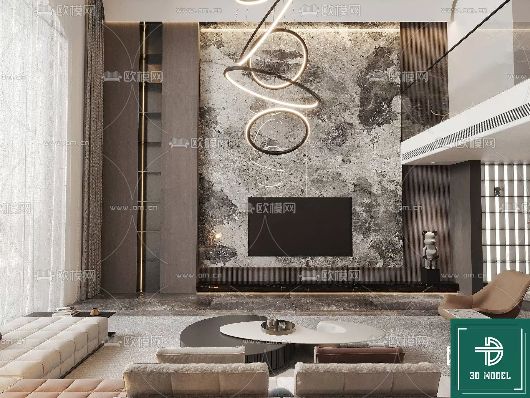 LIVING ROOM 3D SCENES – BLOCKS – 107 – PRO LIVING ROOM 3D SCENES – BLOCKS – 107 – PRO