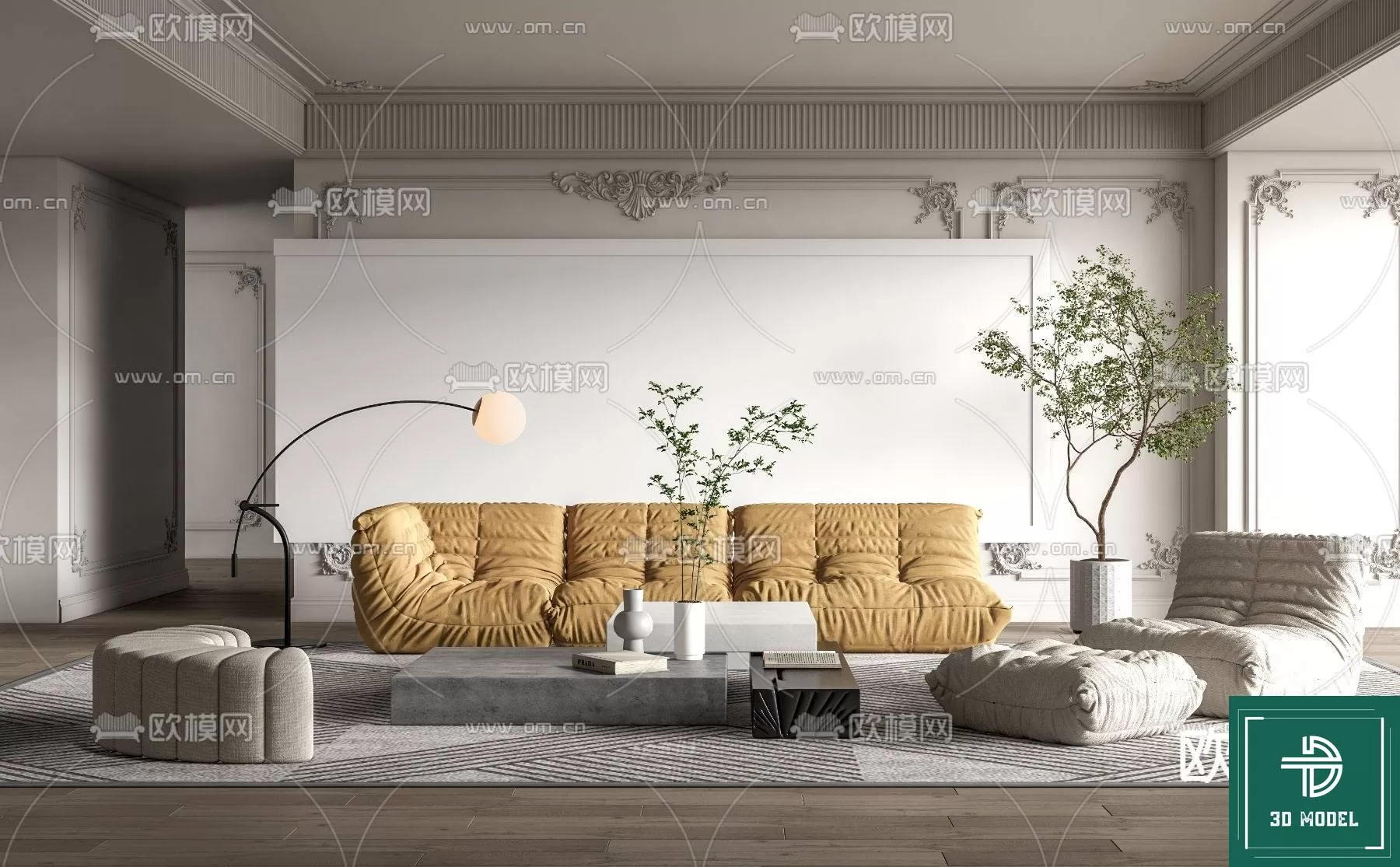 LIVING ROOM 3D SCENES – BLOCKS – 121 – PRO LIVING ROOM 3D SCENES – BLOCKS – 121 – PRO