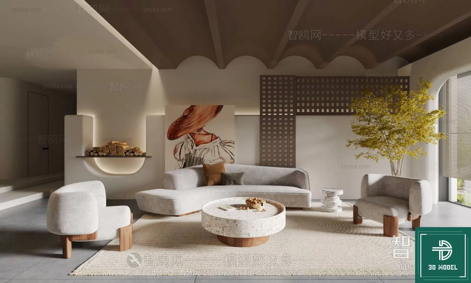 LIVING ROOM 3D SCENES – BLOCKS – 122 – PRO LIVING ROOM 3D SCENES – BLOCKS – 122 – PRO