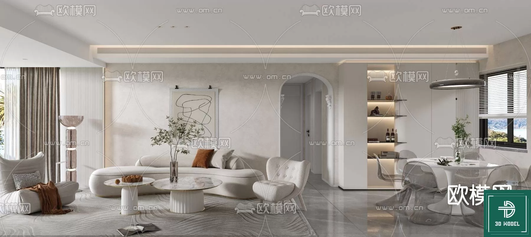 LIVING ROOM 3D SCENES – BLOCKS – 126 – PRO LIVING ROOM 3D SCENES – BLOCKS – 126 – PRO