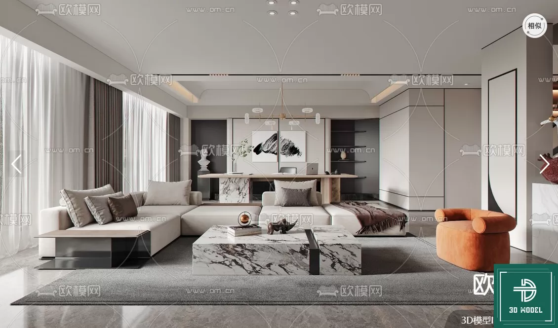 LIVING ROOM 3D SCENES – BLOCKS – 129 – PRO LIVING ROOM 3D SCENES – BLOCKS – 129 – PRO