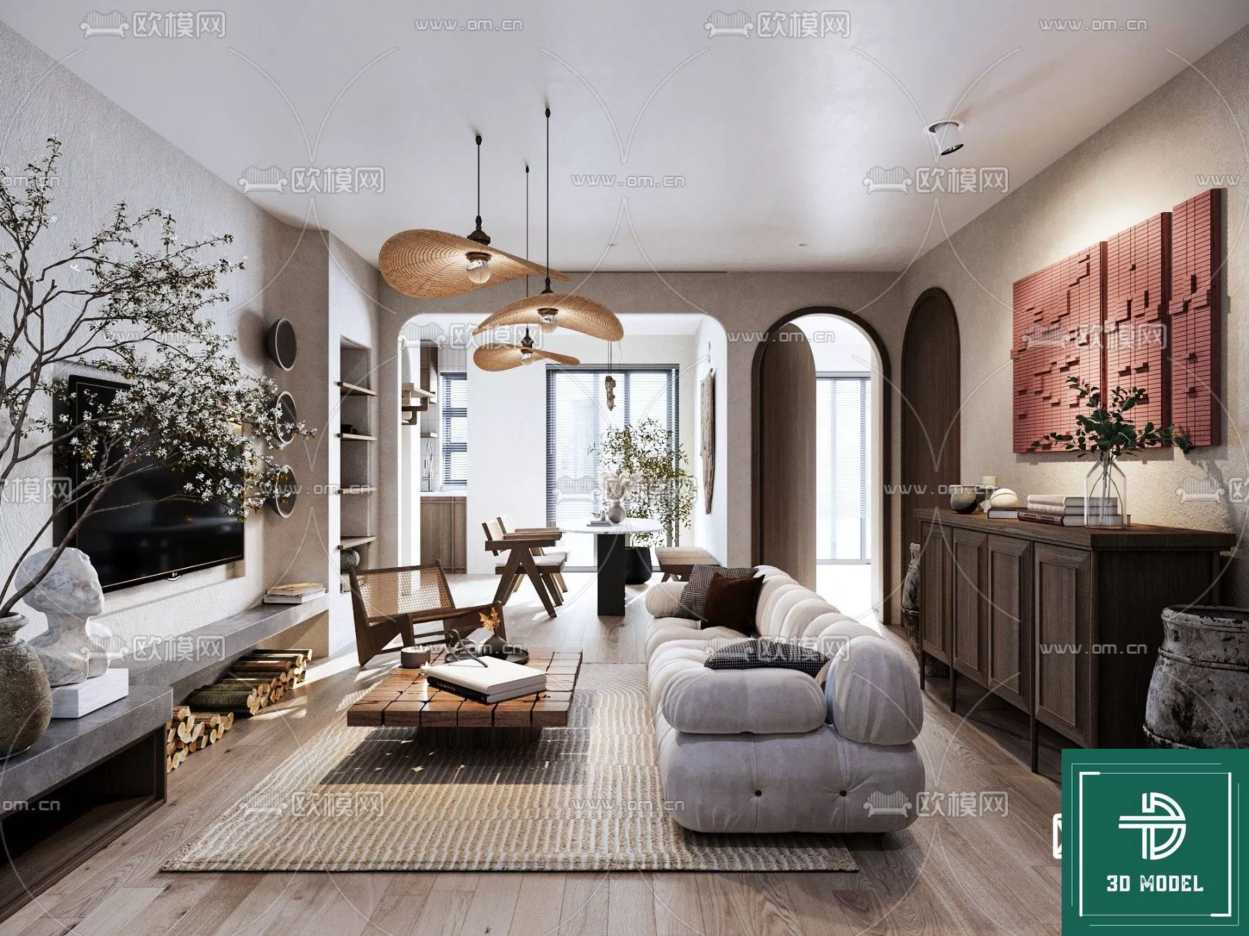 LIVING ROOM 3D SCENES – BLOCKS – 131 – PRO LIVING ROOM 3D SCENES – BLOCKS – 131 – PRO