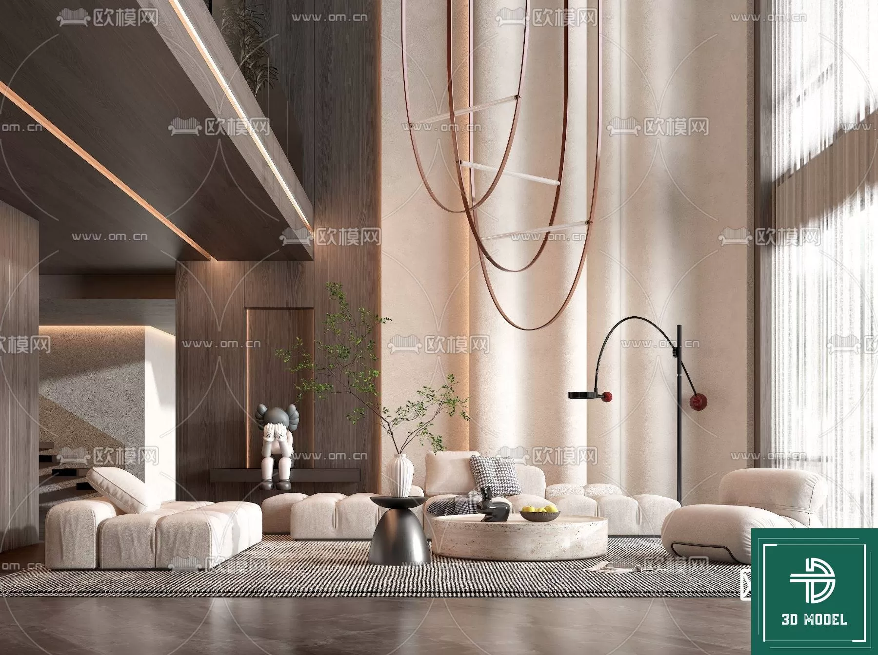 LIVING ROOM 3D SCENES – BLOCKS – 135 – PRO LIVING ROOM 3D SCENES – BLOCKS – 135 – PRO