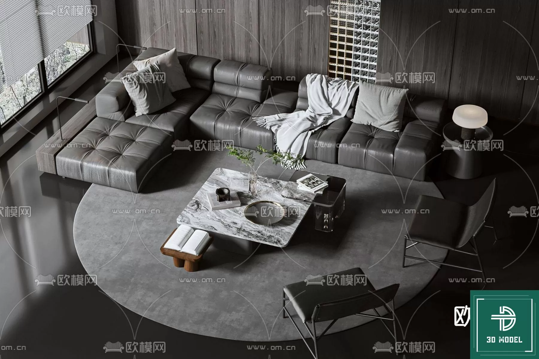 LIVING ROOM 3D SCENES – BLOCKS – 138 – PRO LIVING ROOM 3D SCENES – BLOCKS – 138 – PRO