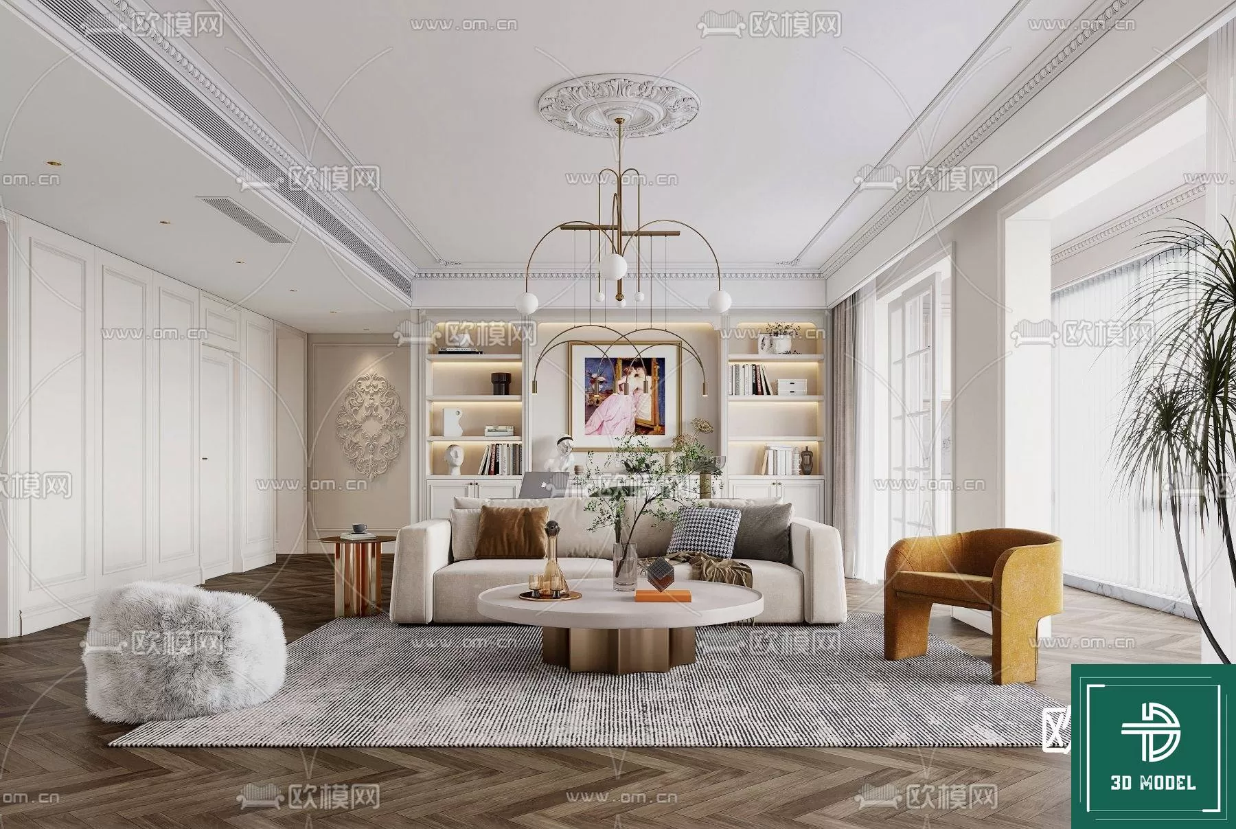 LIVING ROOM 3D SCENES – BLOCKS – 144 – PRO LIVING ROOM 3D SCENES – BLOCKS – 144 – PRO