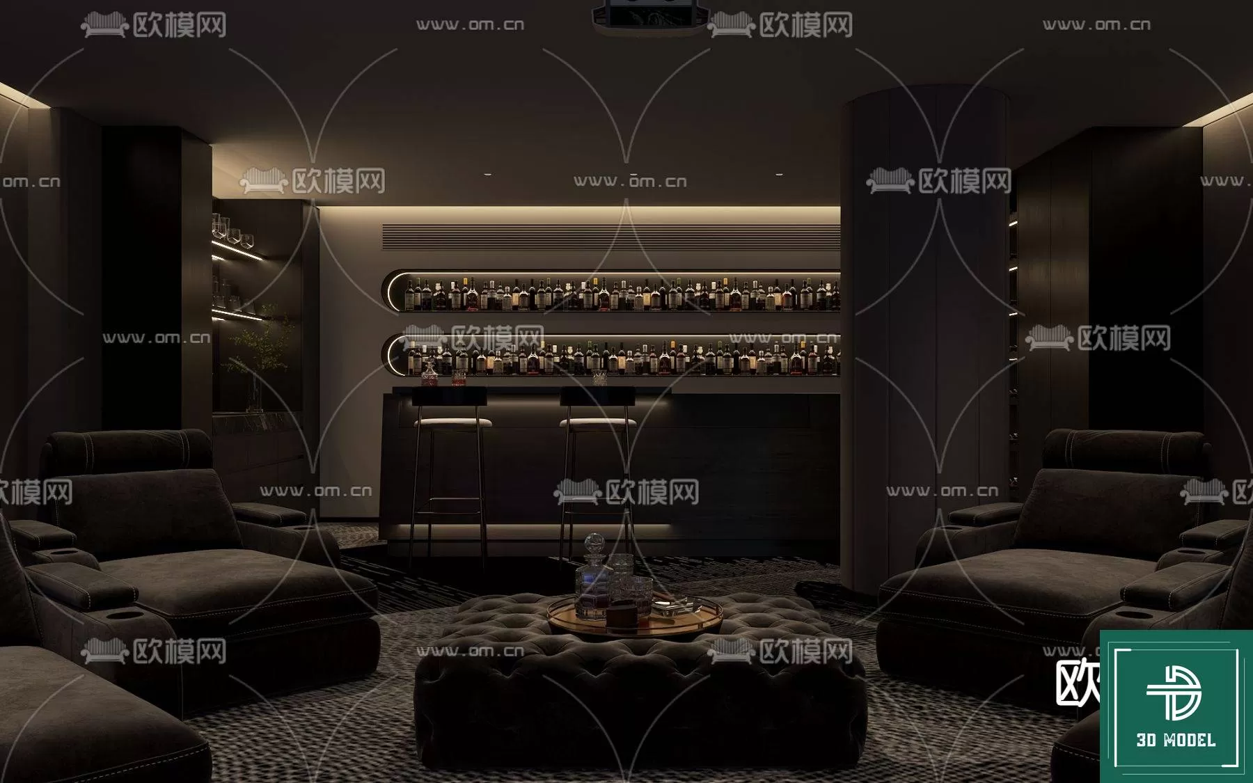 LIVING ROOM 3D SCENES – BLOCKS – 146 – PRO LIVING ROOM 3D SCENES – BLOCKS – 146 – PRO