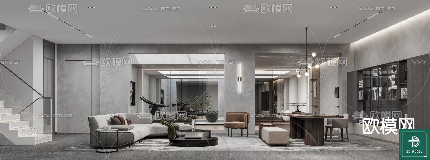 LIVING ROOM 3D SCENES – BLOCKS – 147 – PRO LIVING ROOM 3D SCENES – BLOCKS – 147 – PRO