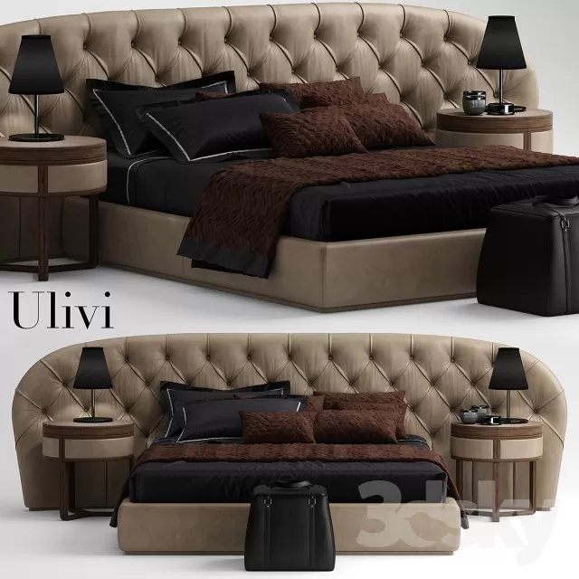 3DSKYMODEL – Bed – 2566