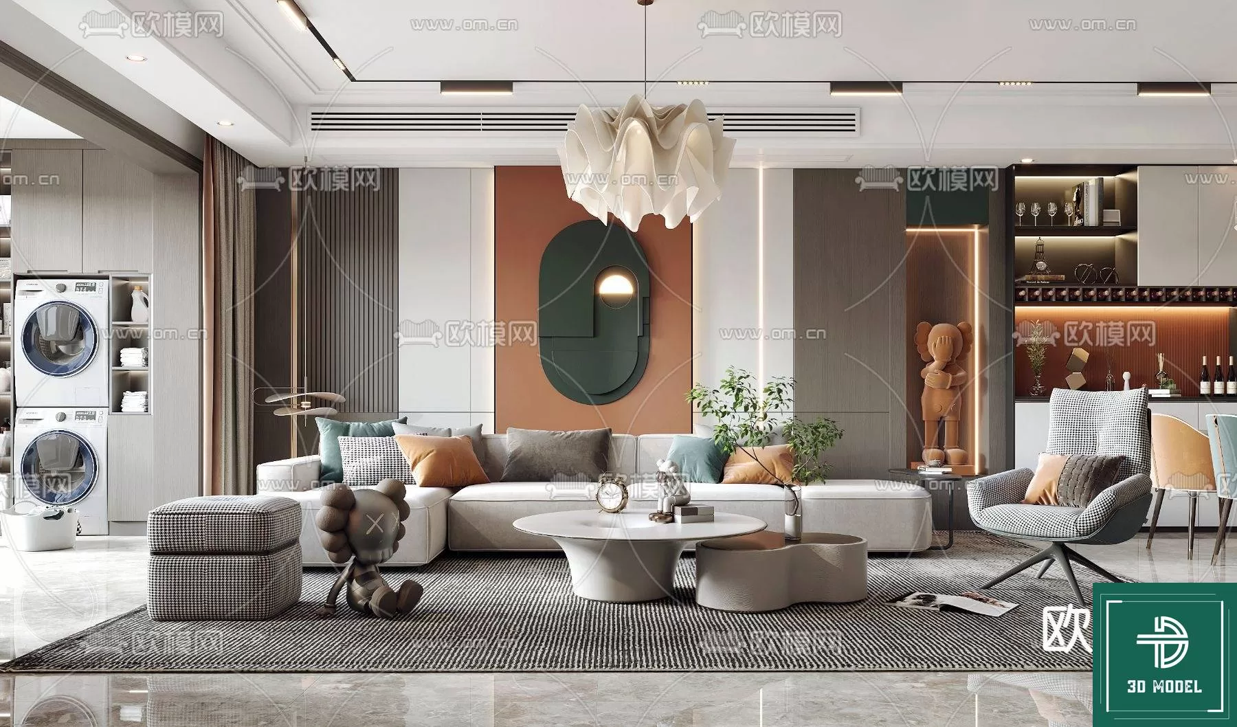 LIVING ROOM 3D SCENES – BLOCKS – 149 – PRO LIVING ROOM 3D SCENES – BLOCKS – 149 – PRO