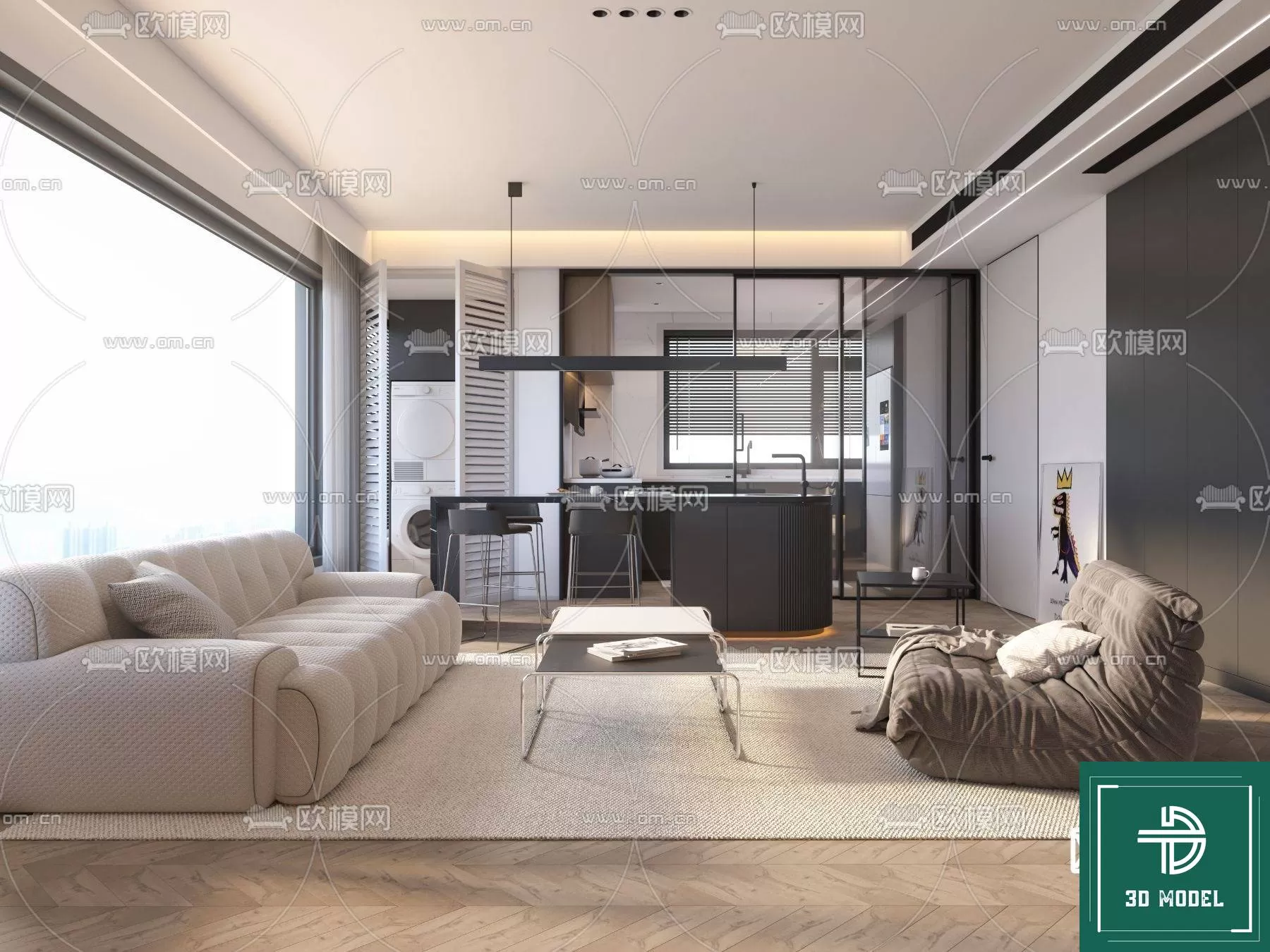 LIVING ROOM 3D SCENES – BLOCKS – 160 – PRO LIVING ROOM 3D SCENES – BLOCKS – 160 – PRO