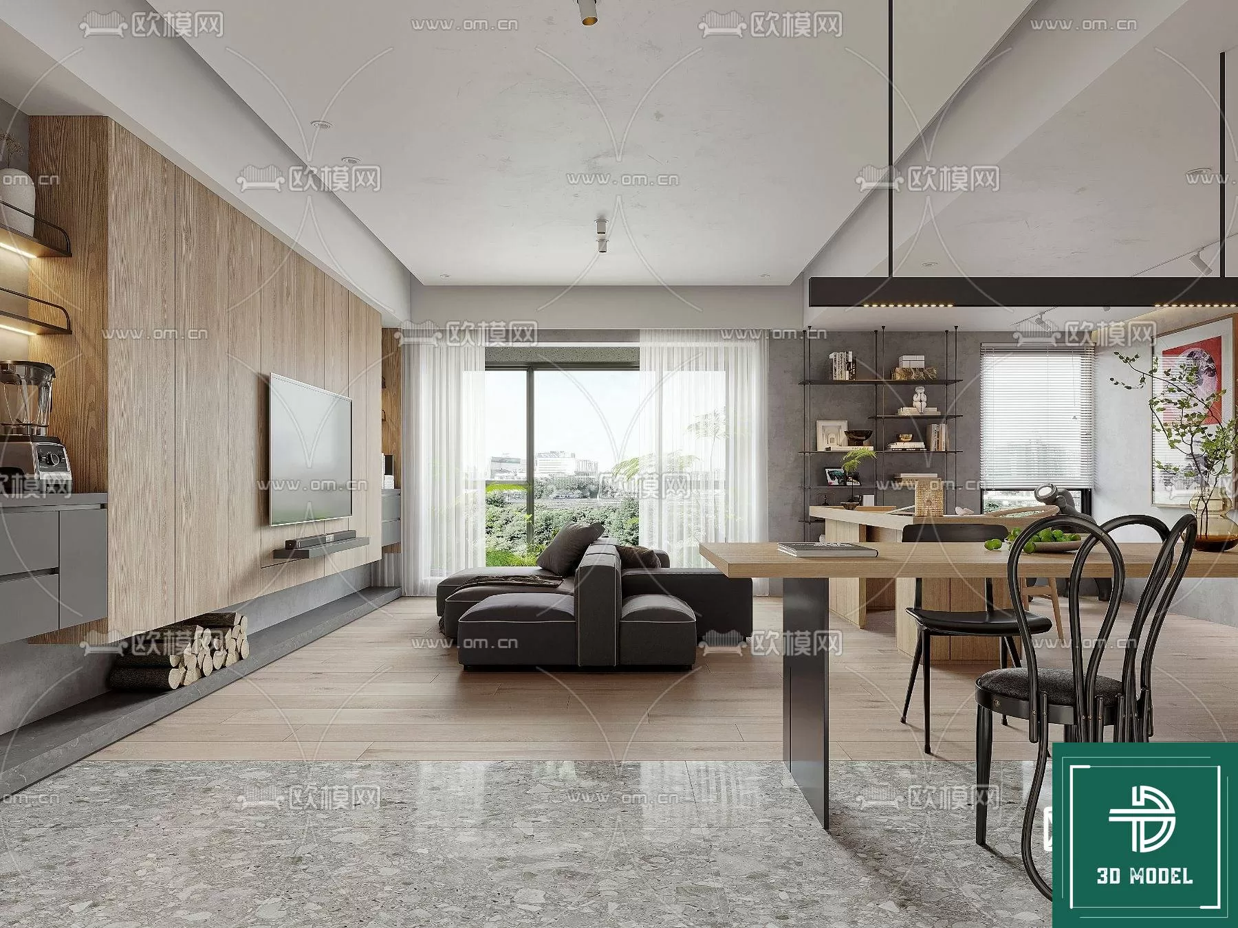 LIVING ROOM 3D SCENES – BLOCKS – 170 – PRO LIVING ROOM 3D SCENES – BLOCKS – 170 – PRO