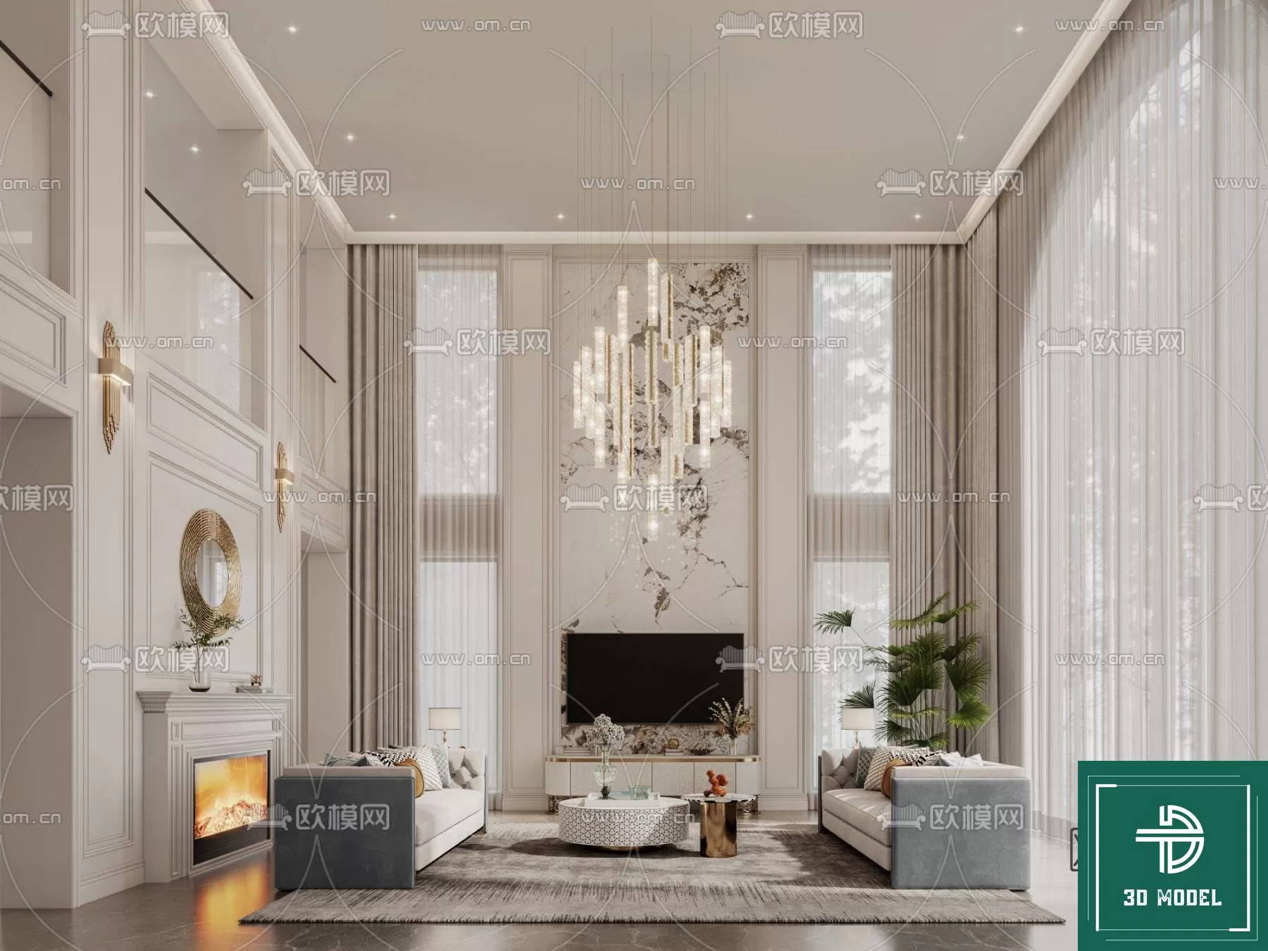 LIVING ROOM 3D SCENES – BLOCKS – 172 – PRO LIVING ROOM 3D SCENES – BLOCKS – 172 – PRO