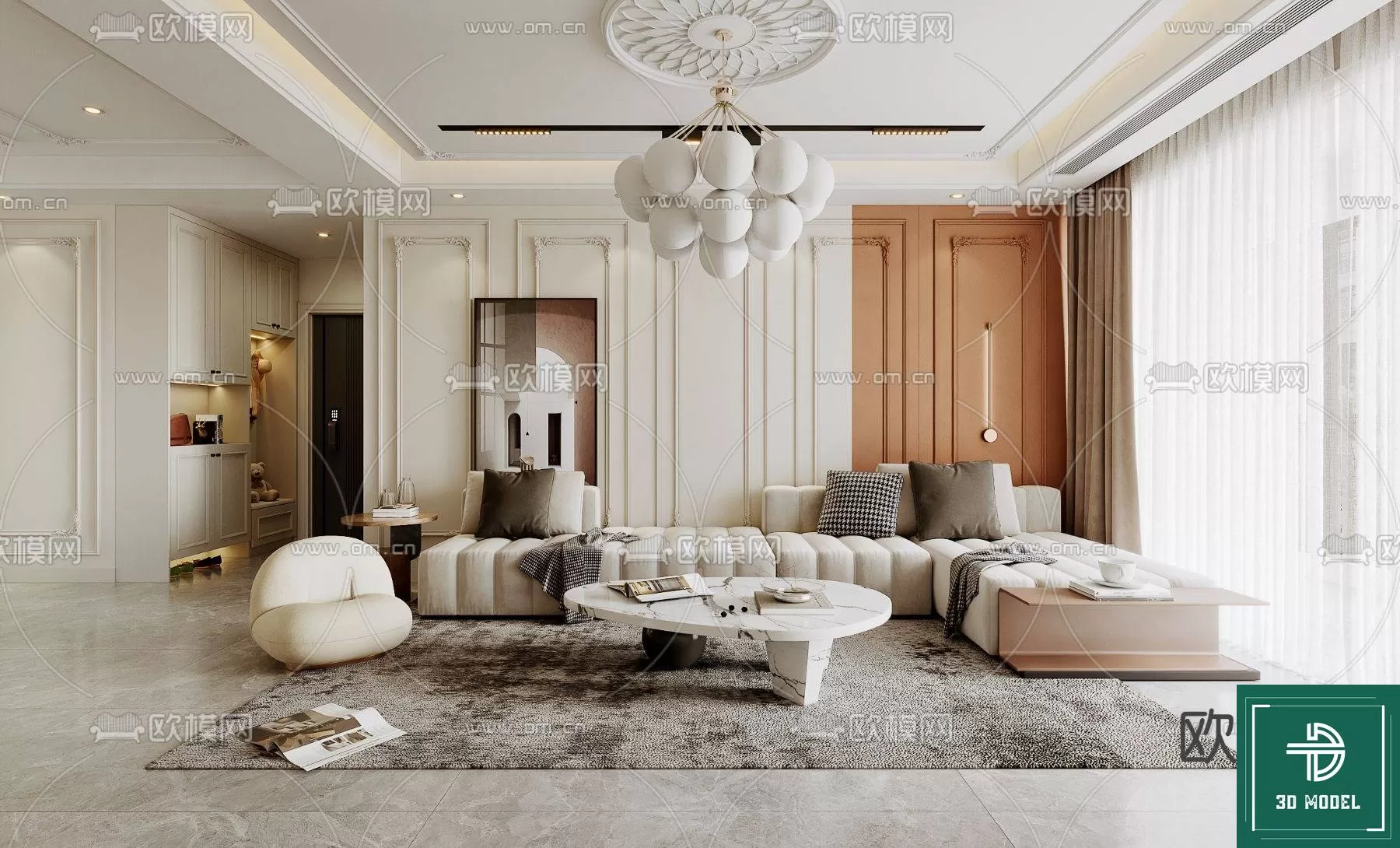 LIVING ROOM 3D SCENES – BLOCKS – 181 – PRO LIVING ROOM 3D SCENES – BLOCKS – 181 – PRO