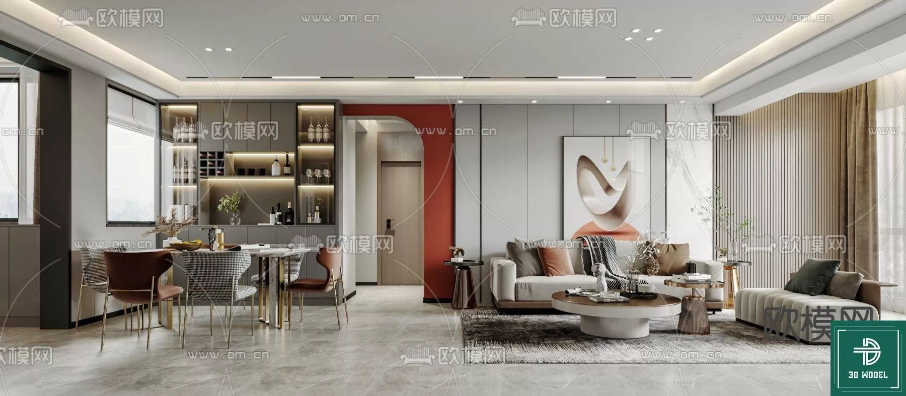 LIVING ROOM 3D SCENES – BLOCKS – 184 – PRO LIVING ROOM 3D SCENES – BLOCKS – 184 – PRO