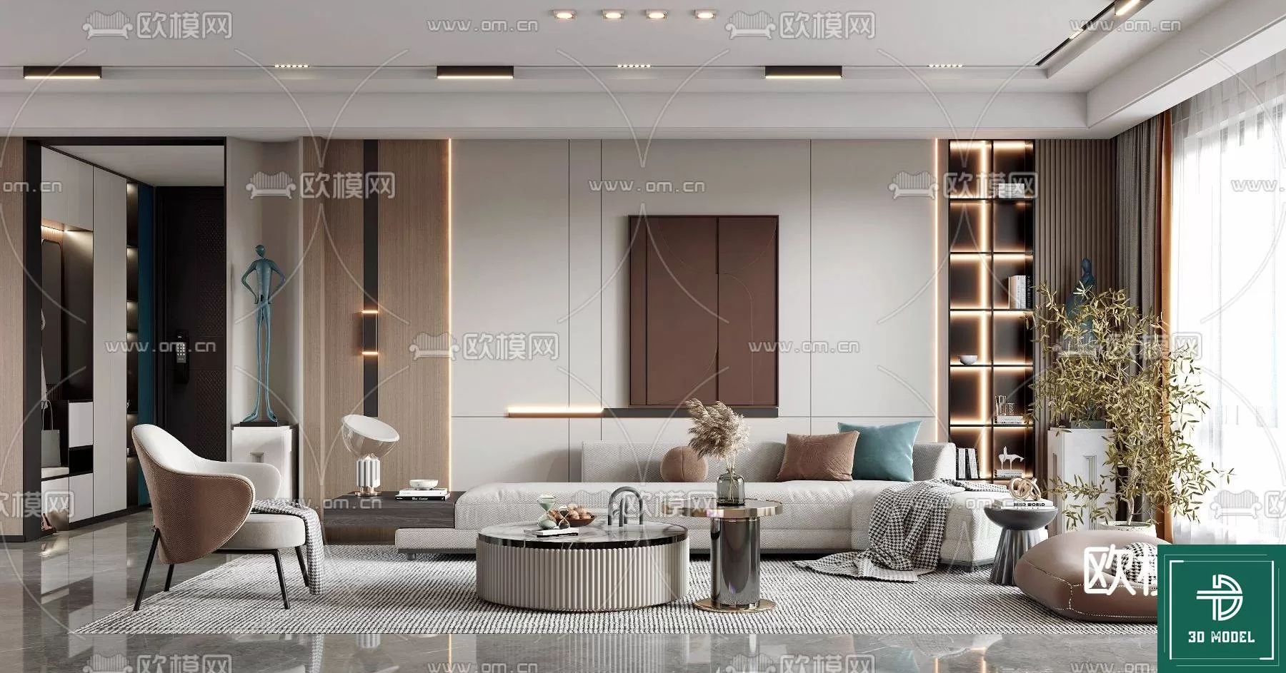 LIVING ROOM 3D SCENES – BLOCKS – 189 – PRO LIVING ROOM 3D SCENES – BLOCKS – 189 – PRO