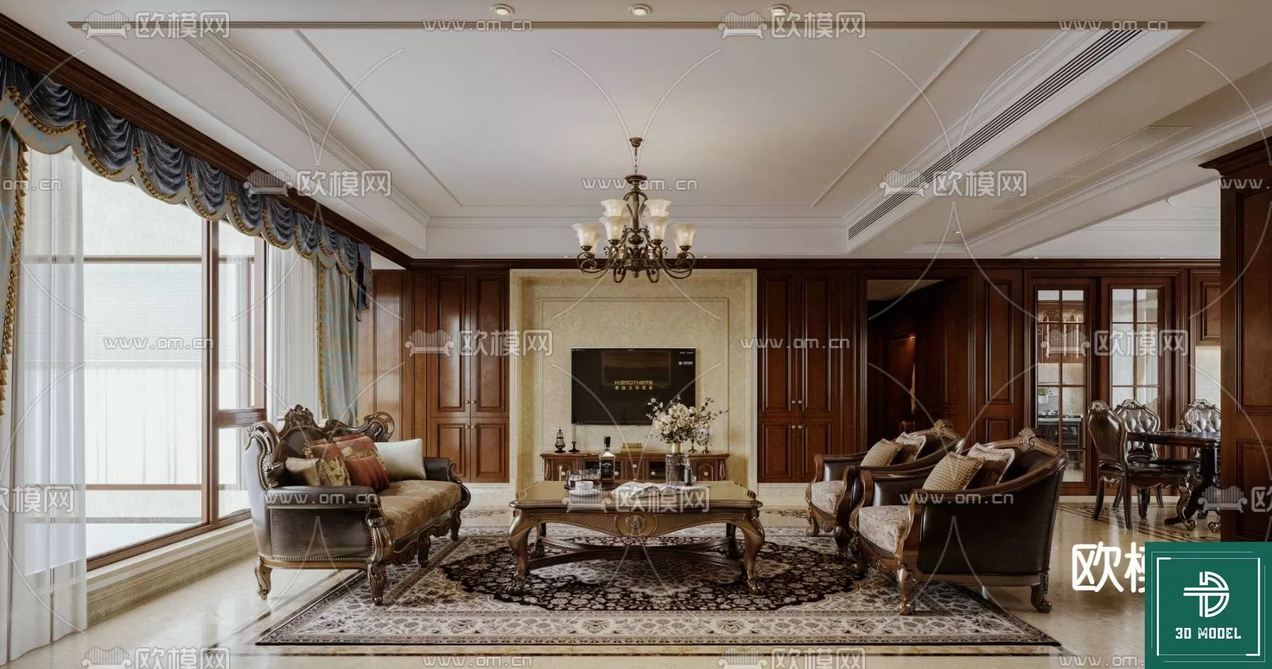 LIVING ROOM 3D SCENES – BLOCKS – 191 – PRO LIVING ROOM 3D SCENES – BLOCKS – 191 – PRO