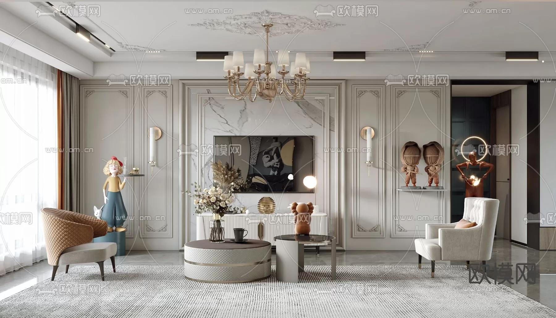 LIVING ROOM 3D SCENES – BLOCKS – 214 – PRO LIVING ROOM 3D SCENES – BLOCKS – 214 – PRO