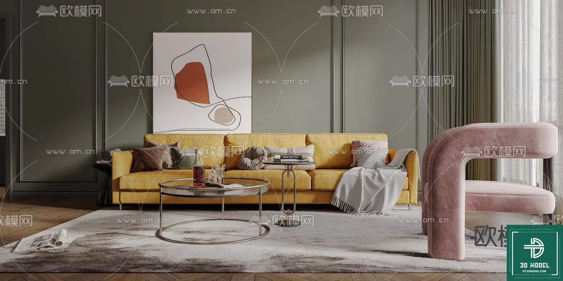 LIVING ROOM 3D SCENES – BLOCKS – 238 – PRO LIVING ROOM 3D SCENES – BLOCKS – 238 – PRO