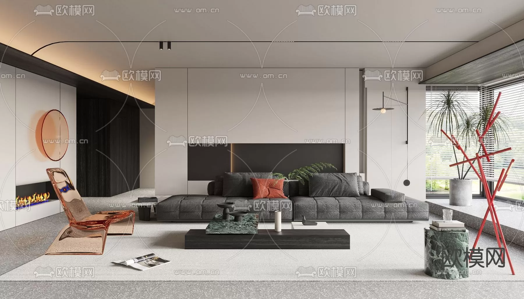 LIVING ROOM 3D SCENES – BLOCKS – 249 – PRO LIVING ROOM 3D SCENES – BLOCKS – 249 – PRO