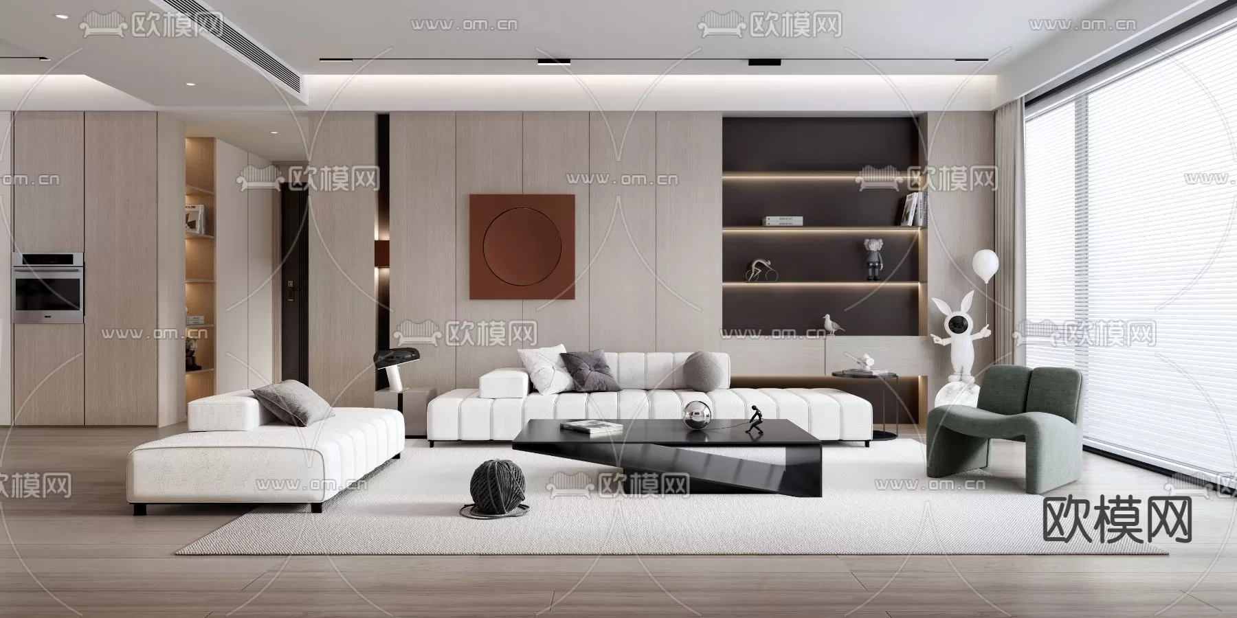 LIVING ROOM 3D SCENES – BLOCKS – 265 – PRO LIVING ROOM 3D SCENES – BLOCKS – 265 – PRO
