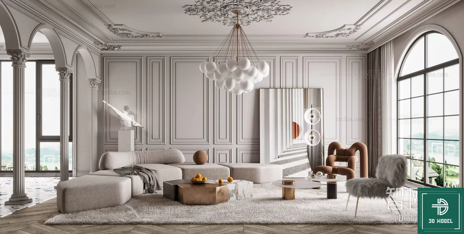 LIVING ROOM 3D SCENES – BLOCKS – 287 – PRO LIVING ROOM 3D SCENES – BLOCKS – 287 – PRO