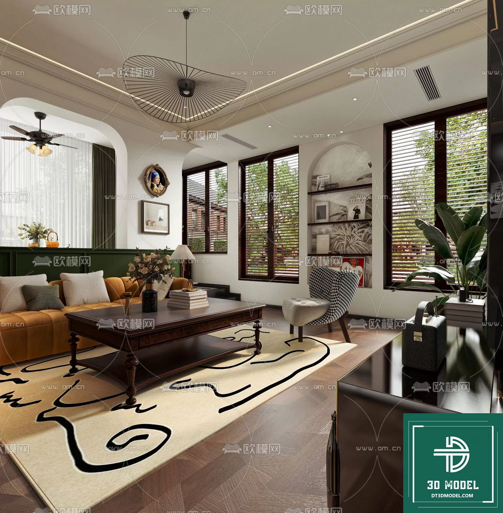 LIVING ROOM 3D SCENES – BLOCKS – 308 – PRO LIVING ROOM 3D SCENES – BLOCKS – 308 – PRO