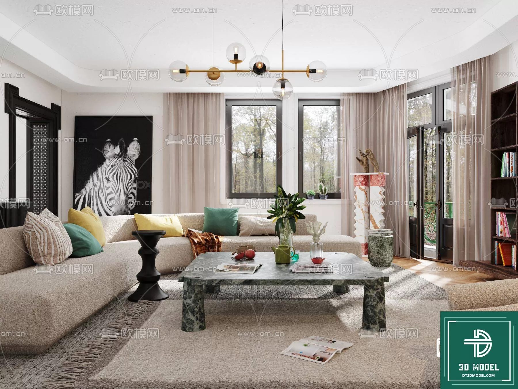 LIVING ROOM 3D SCENES – BLOCKS – 311 – PRO LIVING ROOM 3D SCENES – BLOCKS – 311 – PRO