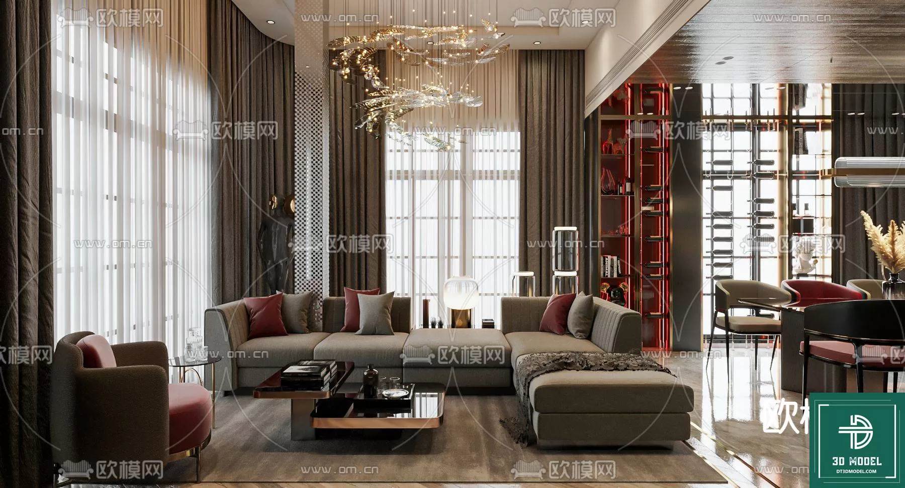 LIVING ROOM 3D SCENES – BLOCKS – 320 – PRO LIVING ROOM 3D SCENES – BLOCKS – 320 – PRO