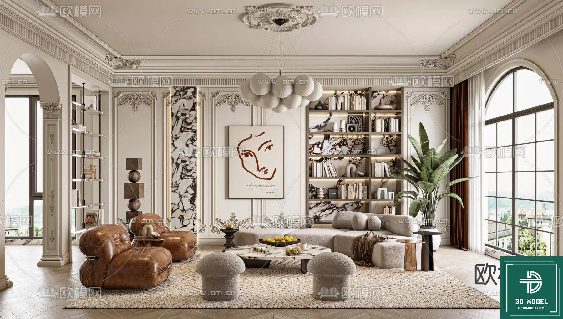 LIVING ROOM 3D SCENES – BLOCKS – 323 – PRO LIVING ROOM 3D SCENES – BLOCKS – 323 – PRO