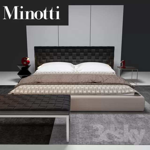 3DSKYMODEL – Bed – 2584