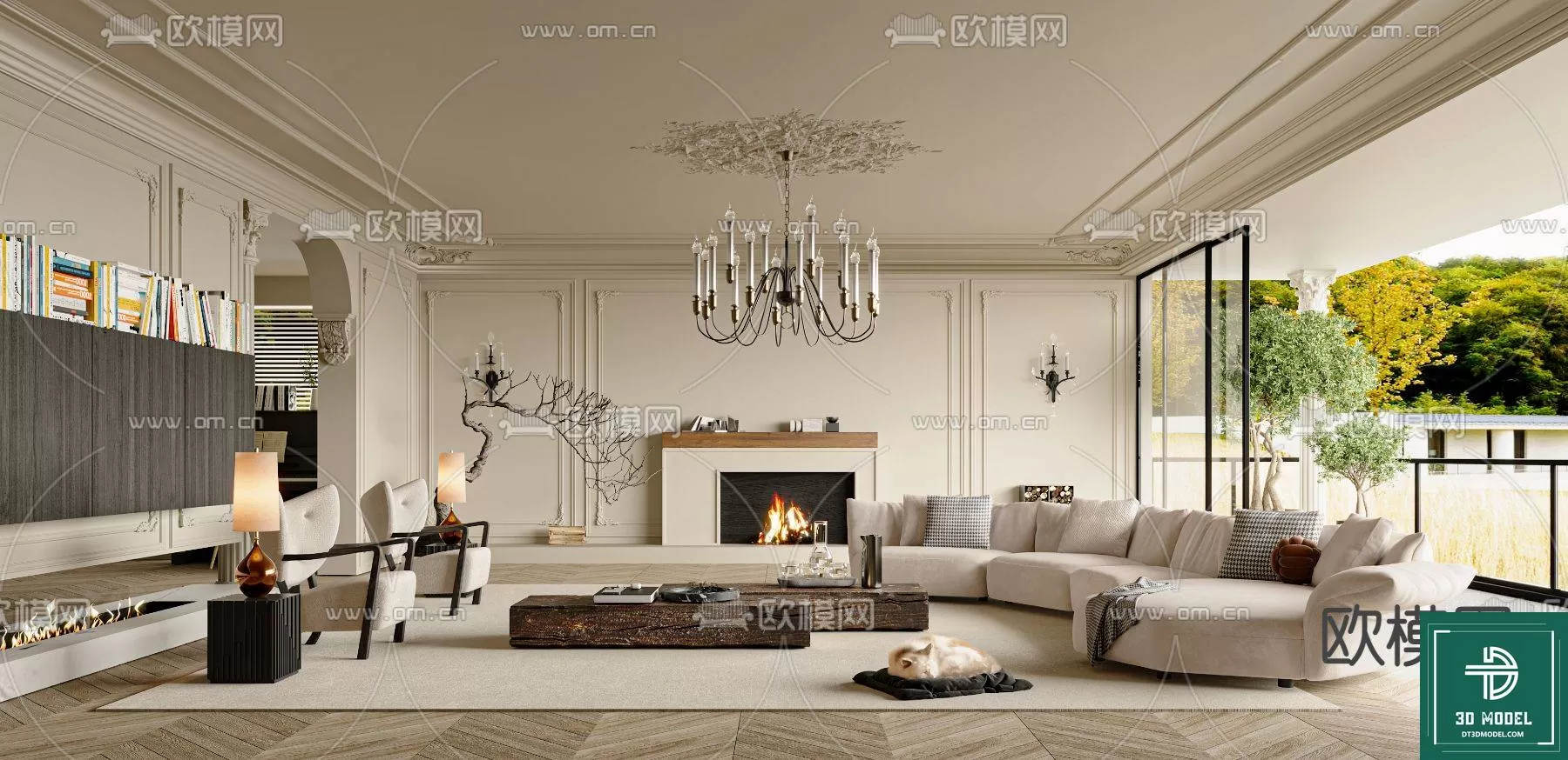 LIVING ROOM 3D SCENES – BLOCKS – 332 – PRO LIVING ROOM 3D SCENES – BLOCKS – 332 – PRO