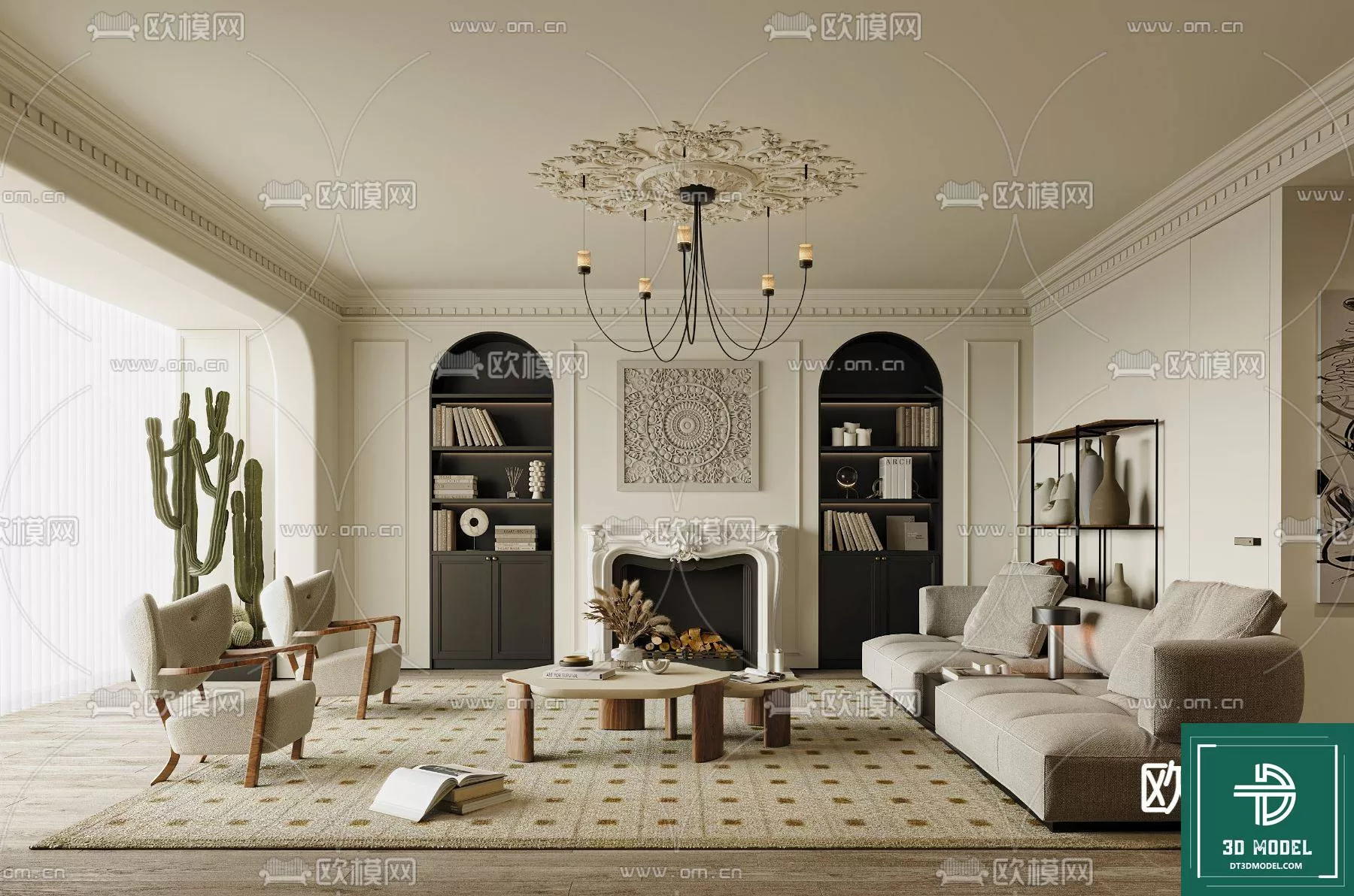 LIVING ROOM 3D SCENES – BLOCKS – 341 – PRO LIVING ROOM 3D SCENES – BLOCKS – 341 – PRO