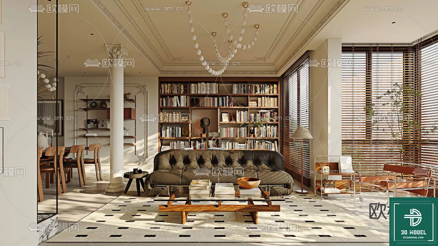 LIVING ROOM 3D SCENES – BLOCKS – 347 – PRO LIVING ROOM 3D SCENES – BLOCKS – 347 – PRO