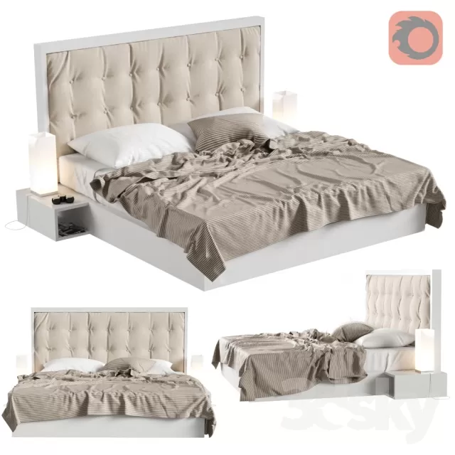 3DSKYMODEL – Bed – 2586