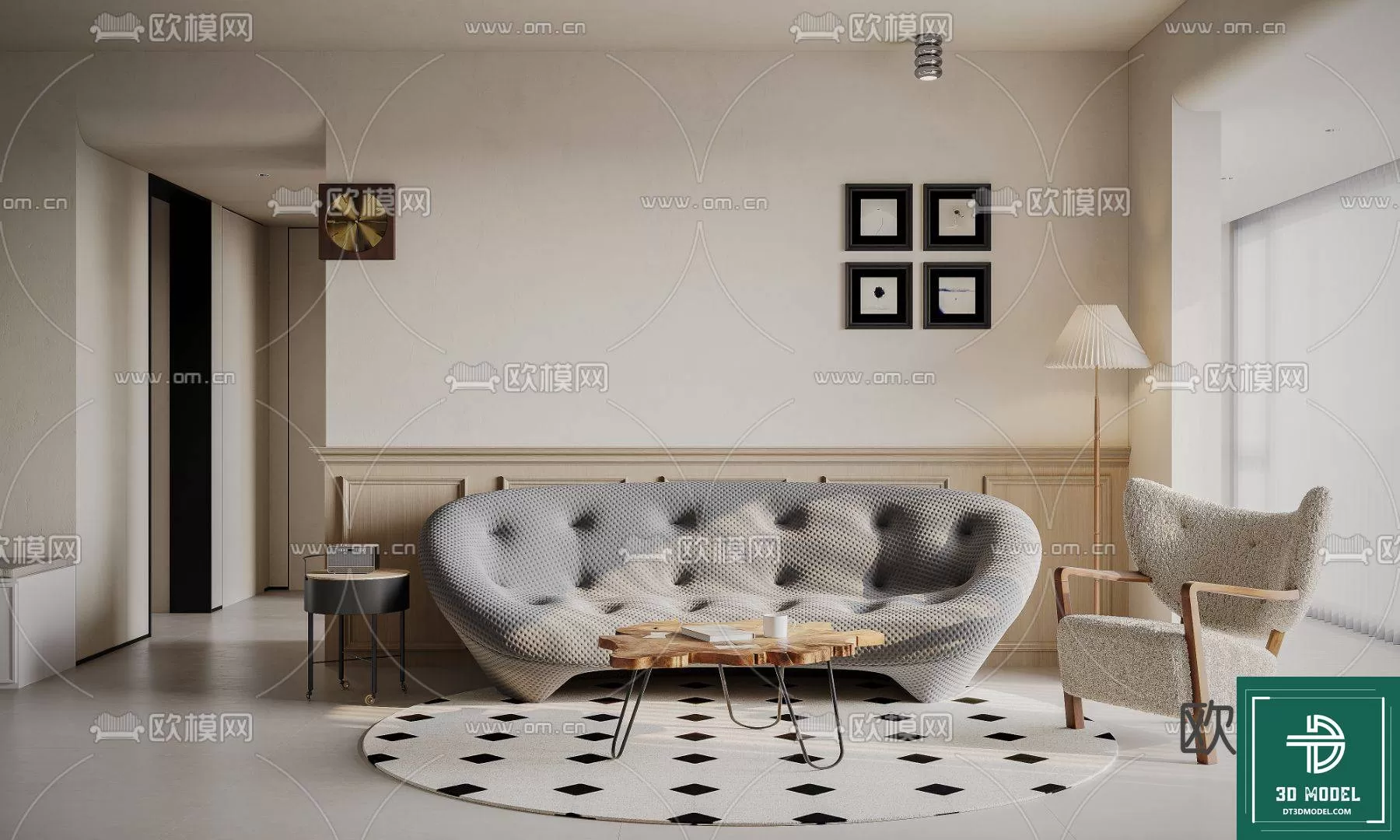 LIVING ROOM 3D SCENES – BLOCKS – 349 – PRO LIVING ROOM 3D SCENES – BLOCKS – 349 – PRO