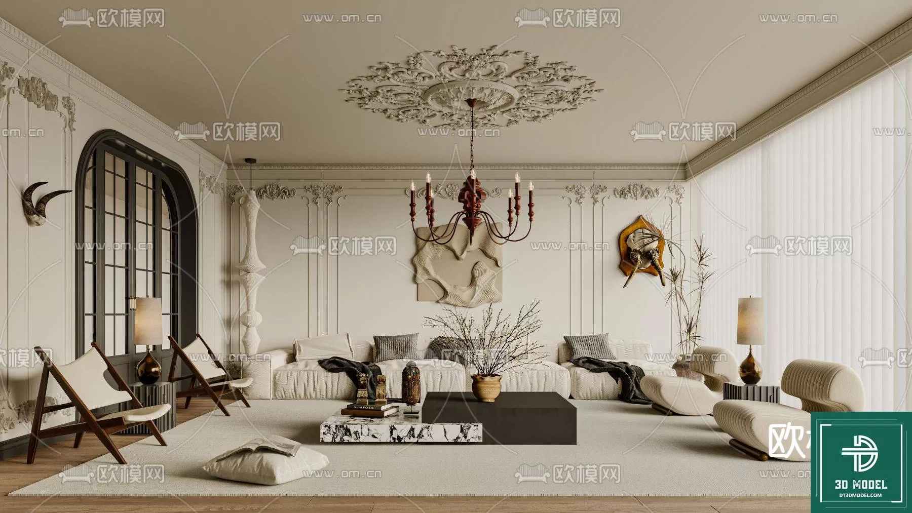 LIVING ROOM 3D SCENES – BLOCKS – 352 – PRO LIVING ROOM 3D SCENES – BLOCKS – 352 – PRO
