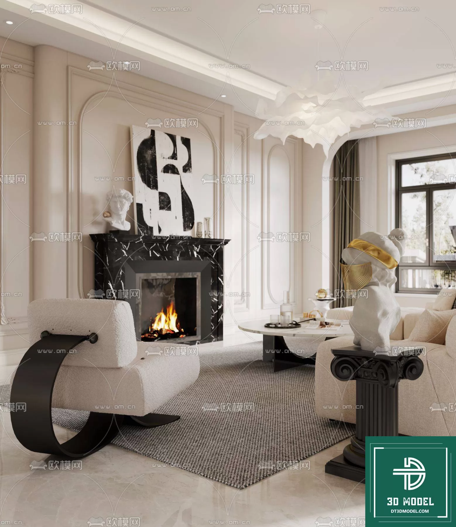 LIVING ROOM 3D SCENES – BLOCKS – 354 – PRO LIVING ROOM 3D SCENES – BLOCKS – 354 – PRO