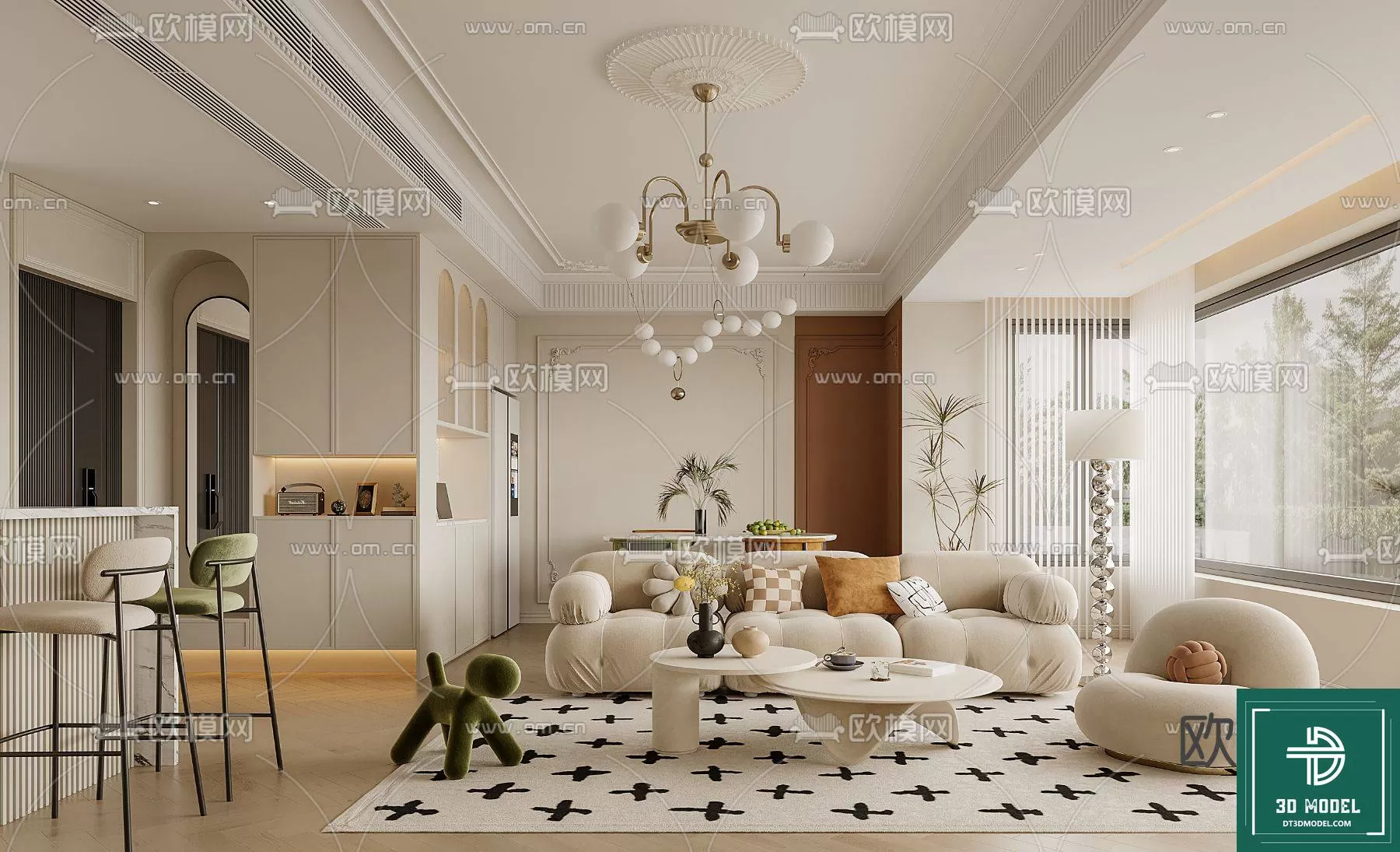 LIVING ROOM 3D SCENES – BLOCKS – 382 – PRO LIVING ROOM 3D SCENES – BLOCKS – 382 – PRO
